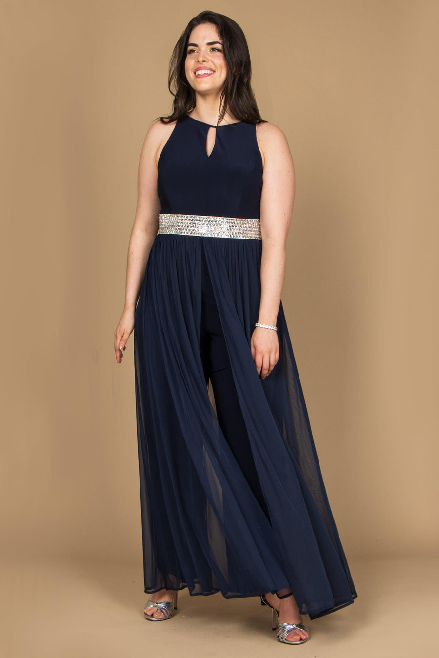 R&M Richards Long Formal Pant Jumpsuit 5375 - The Dress Outlet