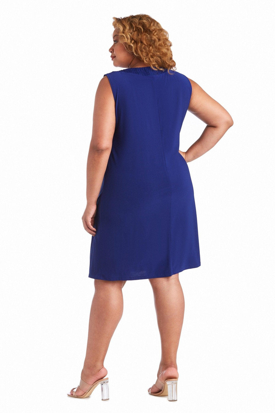 Mother of the Bride Dresses Short Plus Size Formal Dress Jacket Royal Blue