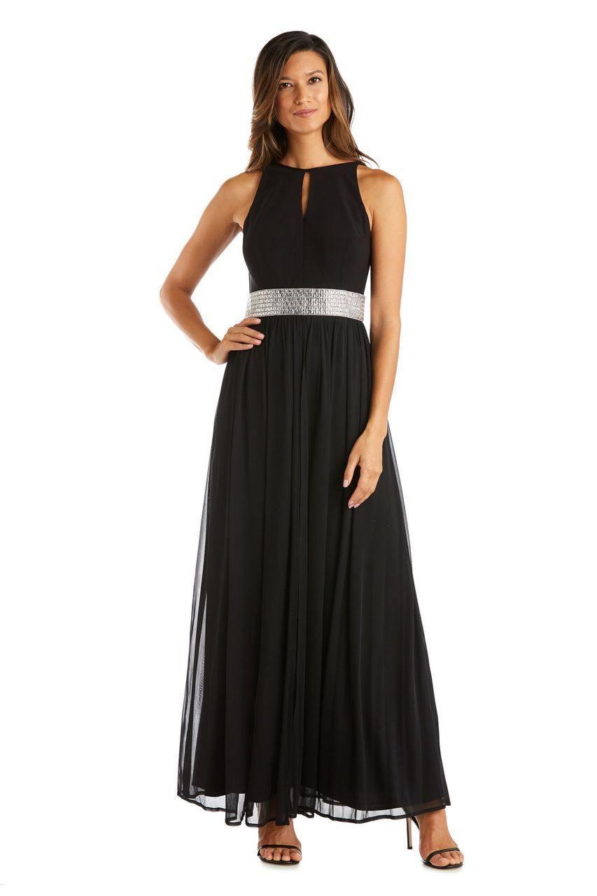 R&M Richards Plus Size Formal Long Dress 5405W - The Dress Outlet