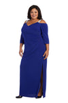 Plus Size Dresses Plus Size Formal Long Dress Electric Blue