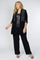 R&M Richards Pant Suit Black Tie Cocktail  5817 - The Dress Outlet