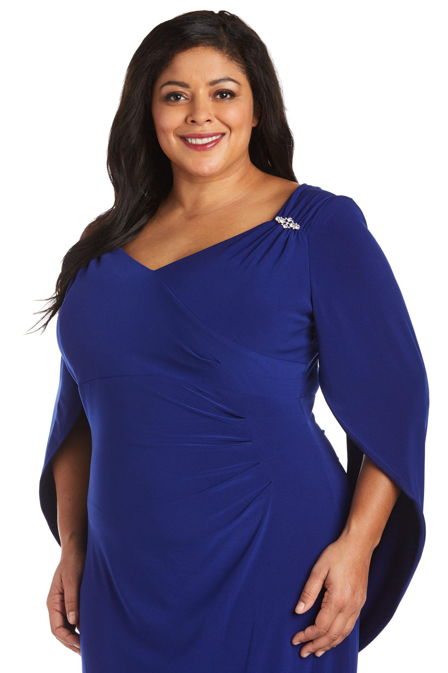 Mother of the Bride Dresses Long Formal Plus Size Dress Electric Blue