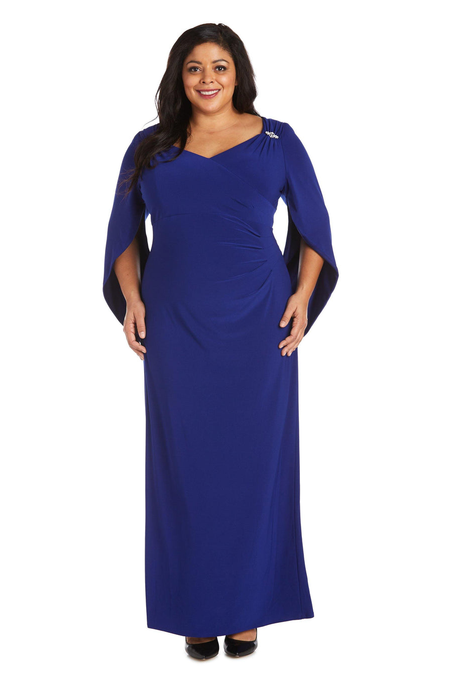 Mother of the Bride Dresses Long Formal Plus Size Dress Electric Blue