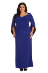 Mother of the Bride Dresses Long Formal Plus Size Dress Electric Blue