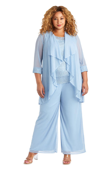 Silver R&M Richards 7008W Plus Size Pant Suit for $49.99 – The