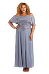 R&M Richards Plus Size Formal Long Dress 7047W - The Dress Outlet