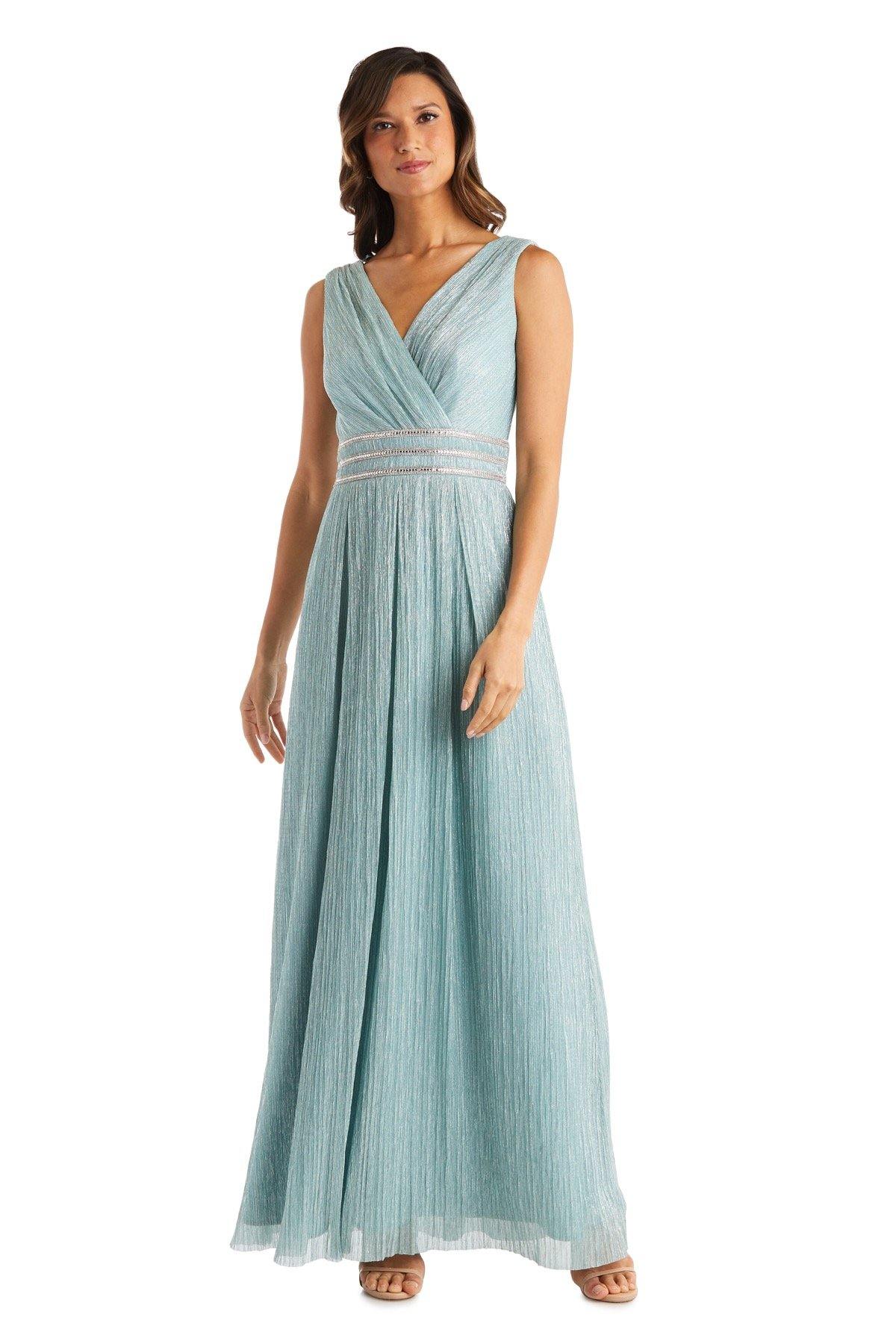 R&M Richards Long Mother of the Bride Dress 7068 - The Dress Outlet