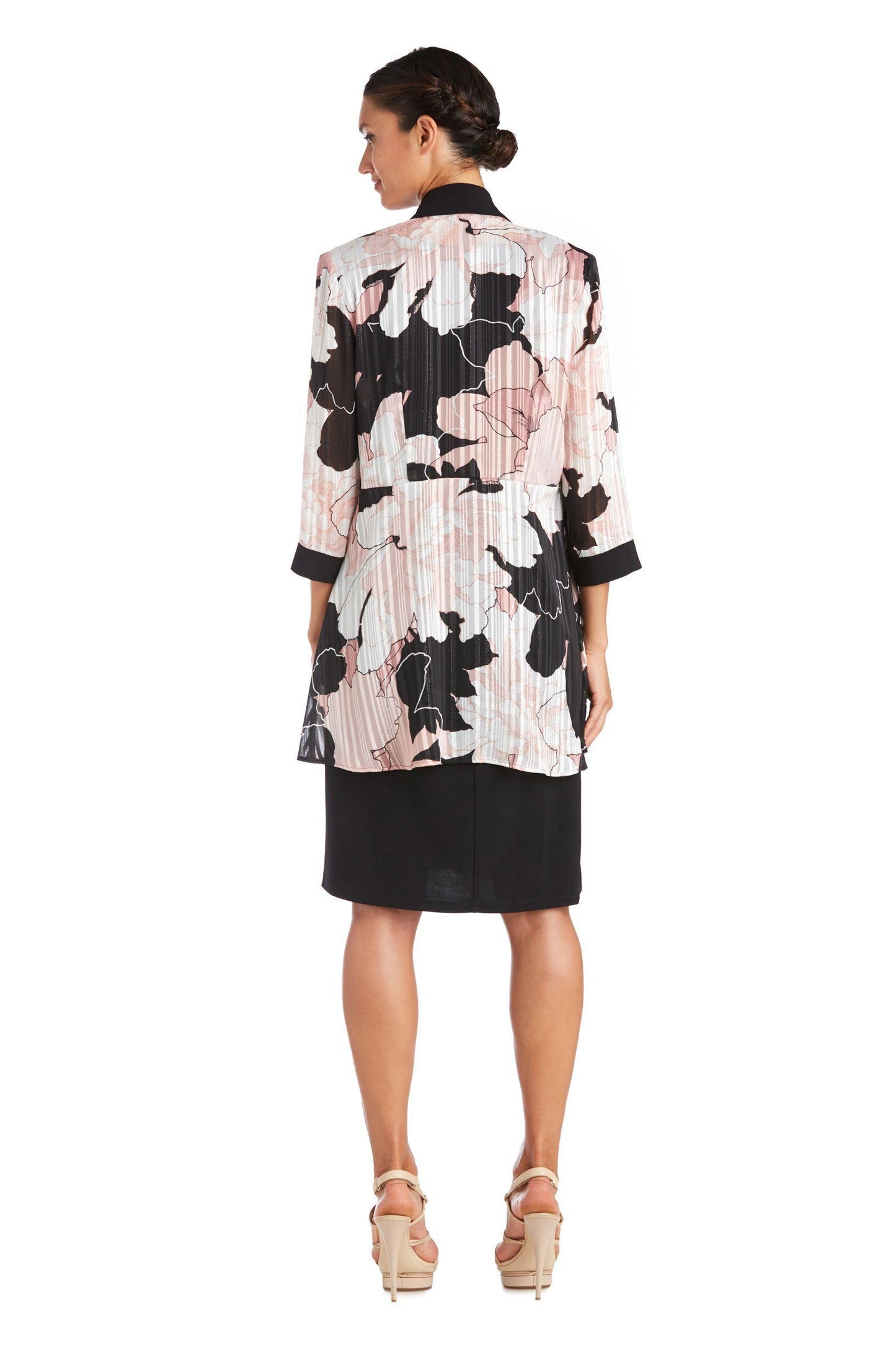 R&M Richards Two Piece Print Jacket Short Dress 7139 - The Dress Outlet