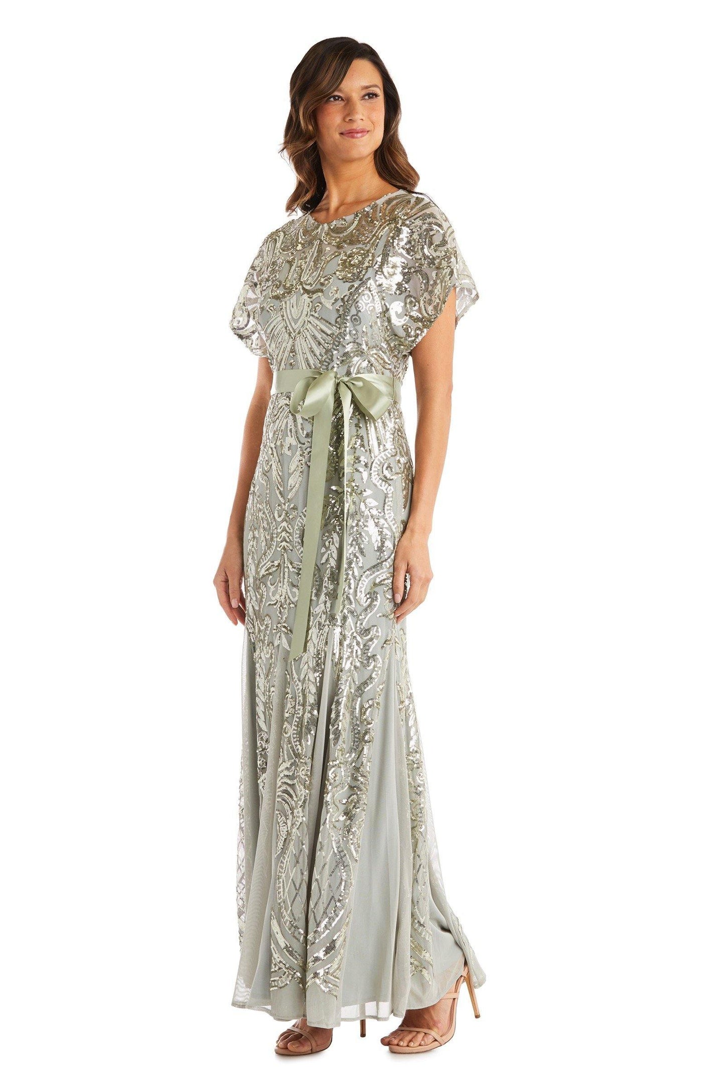 R&M Richards Long Formal Evening Dress Sale - The Dress Outlet