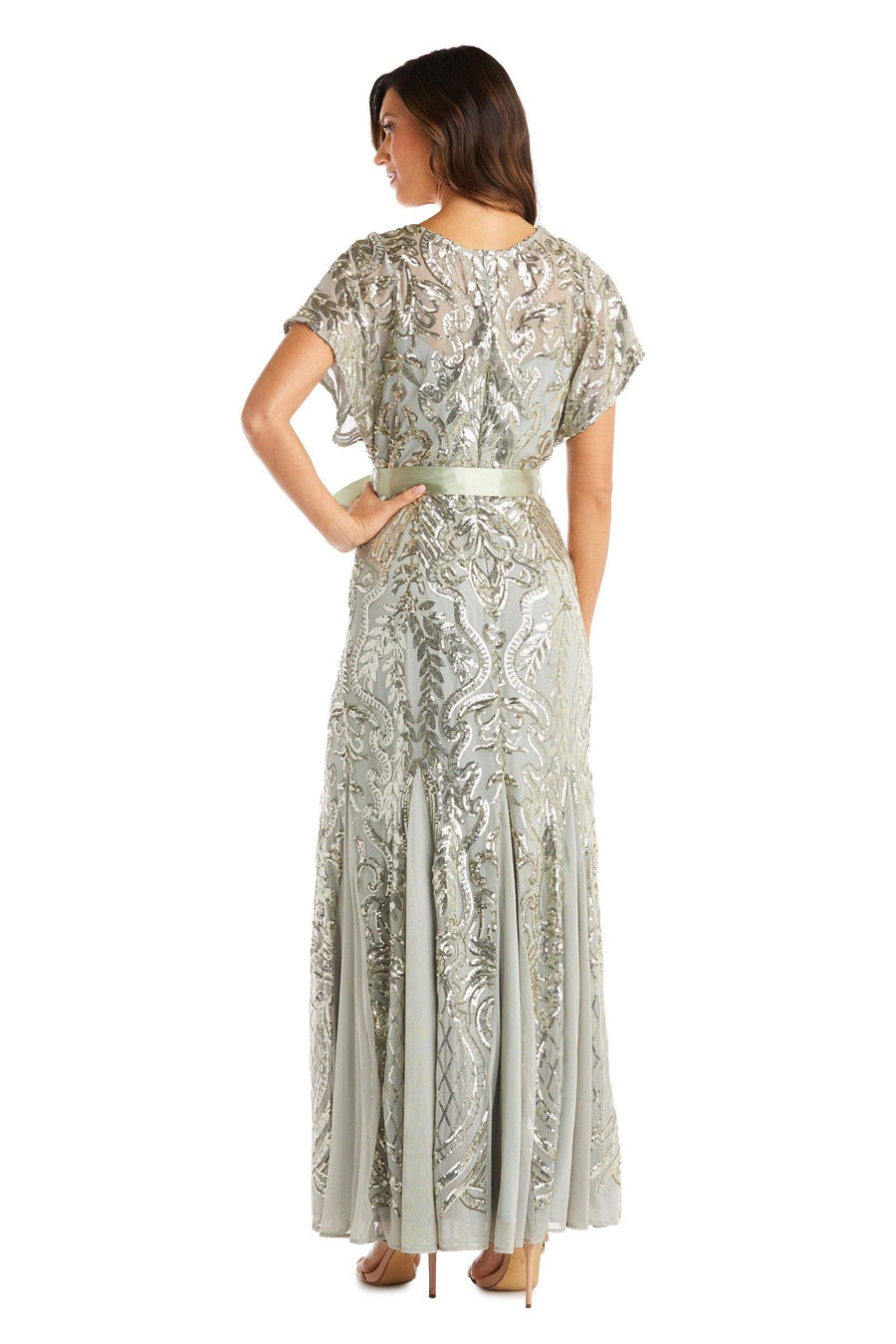 R&M Richards Long Formal Evening Dress Sale - The Dress Outlet