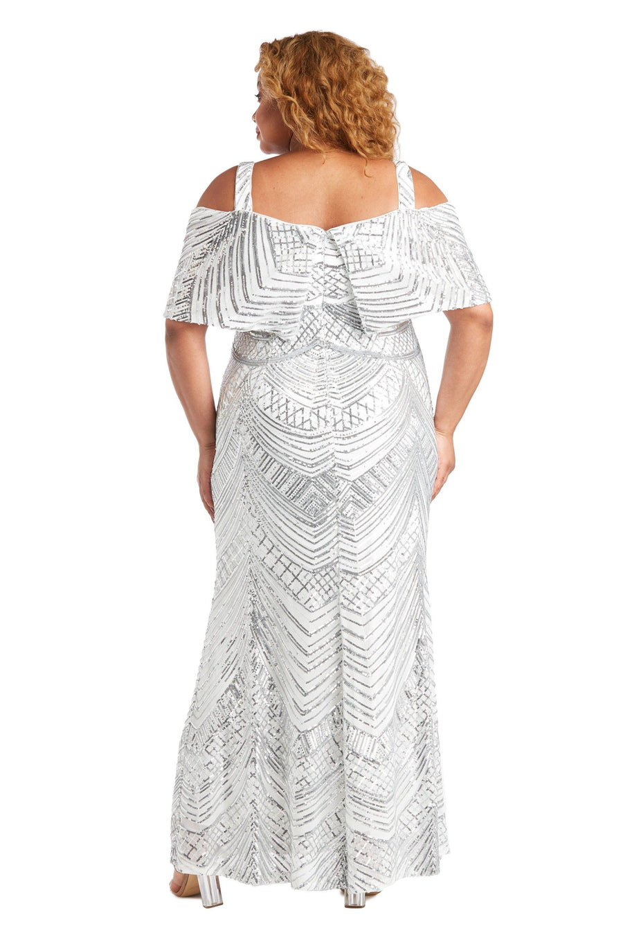 R&M Richards Plus Size Mother of the Bride Dress 7146W - The Dress Outlet