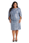 R&M Richards Plus Size Short Cocktail 7211W - The Dress Outlet