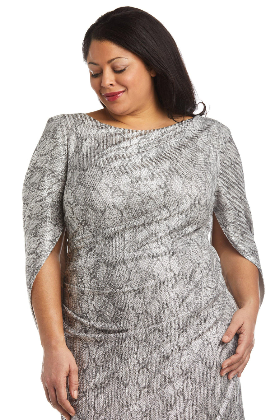 R&M Richards Plus Size Short Cocktail 7211W - The Dress Outlet