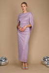 Mother of the Bride Dresses Long Formal Glitter Chiffon Dress Mauve