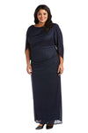 R&M Richards Long Plus Size Formal Dress 7424W - The Dress Outlet