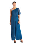 R&M Richards One Shoulder Jumpsuit 7460 - The Dress Outlet