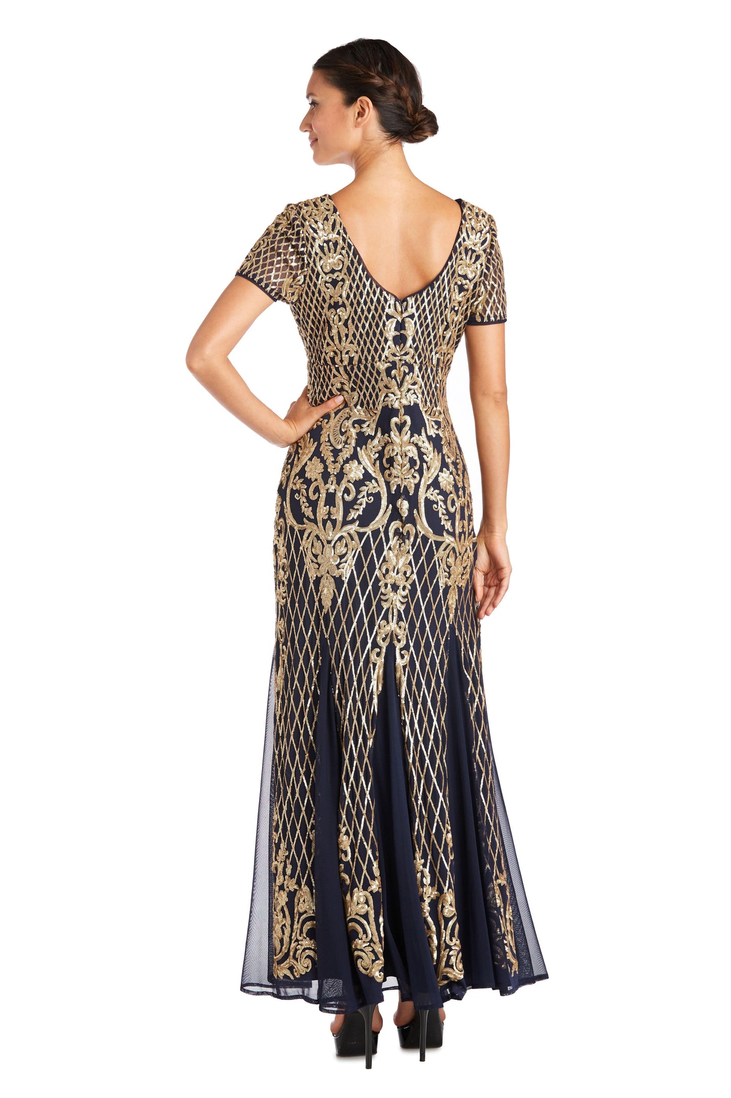 R&M Richards Formal Long Dress 7585 - The Dress Outlet