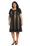 R&M Richards Short Plus Size Cocktail Dress 7759W - The Dress Outlet