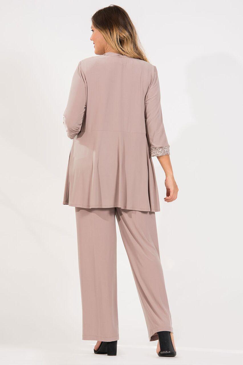 R&M Richards Mother of the Bride Formal Plus Size Pant Suit - The Dress Outlet R&M Richards