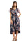 R&M Richards  High Low Print Dress 7790 - The Dress Outlet