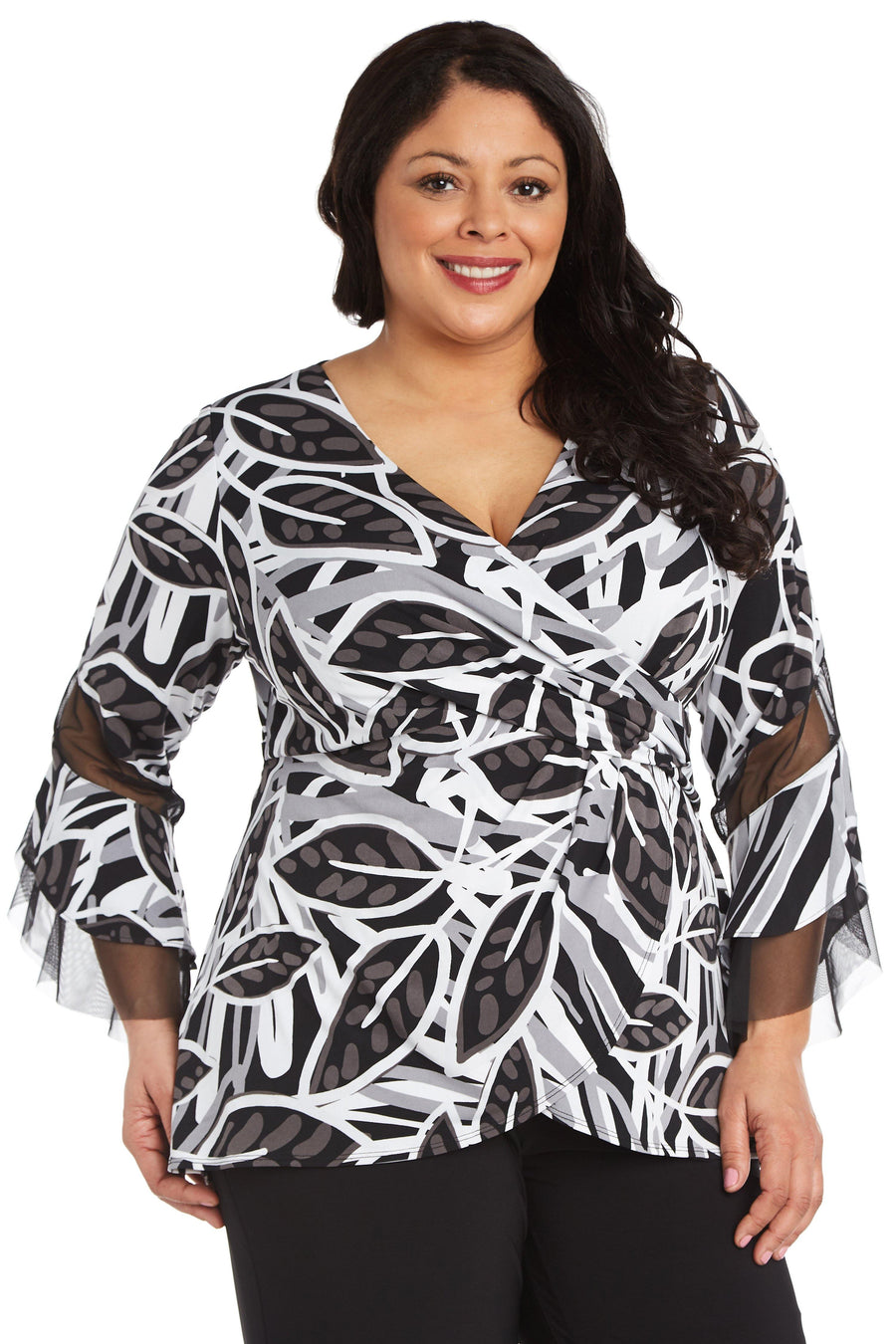 R&M Richards Plus Size Pant Set 7849W - The Dress Outlet