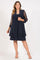 R&M Richards Short Formal Mother of the Bride Plus Size Dress Navy