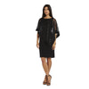 R&M Richards Short Mother of the Bride Poncho Cape Dress - The Dress Outlet R&M Richards