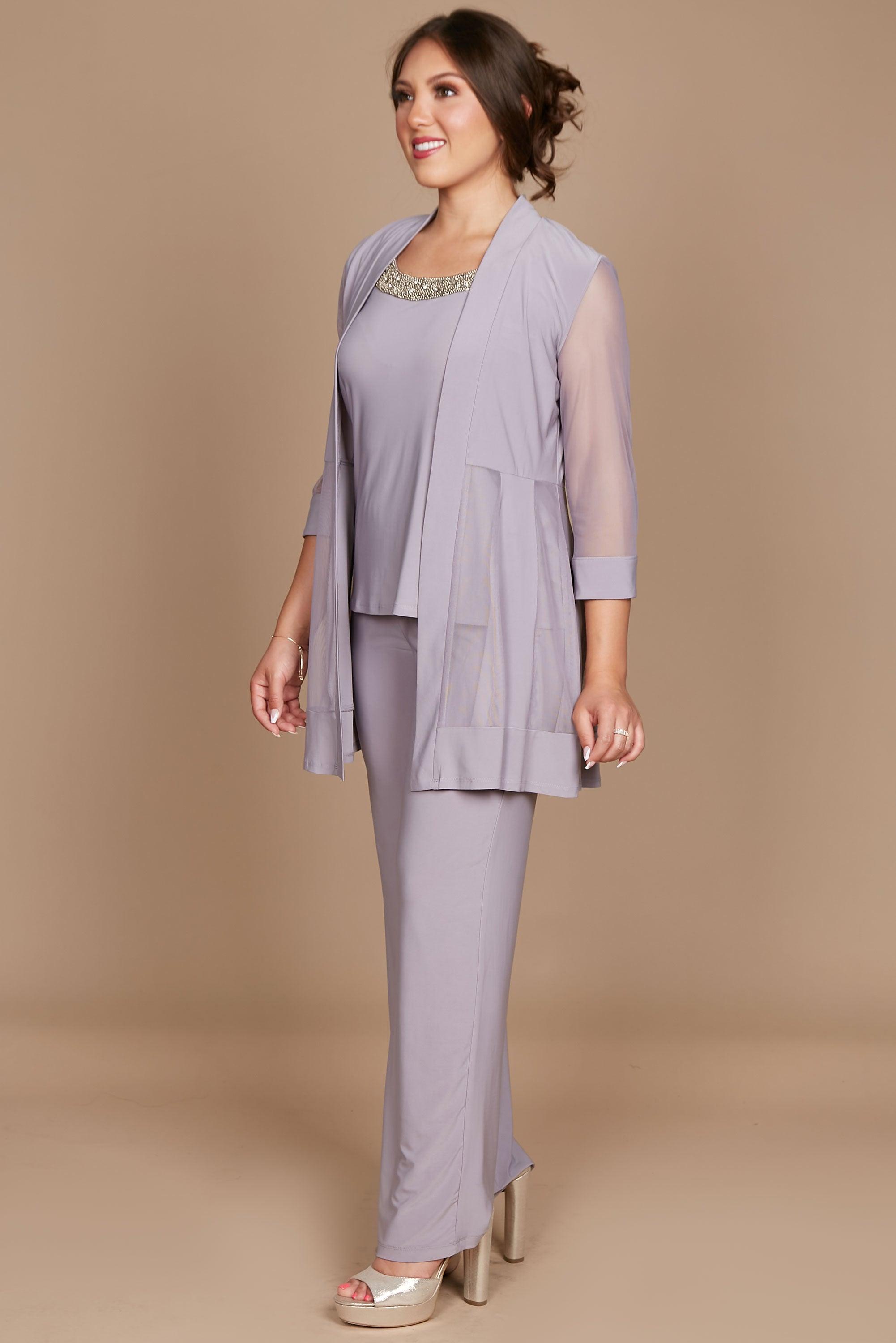 Plum R&M Richards 8764 Mother Of The Bride Formal Pants Suit for $19.99, –  The Dress Outlet