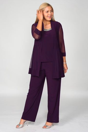 Black R&M Richards 8764W Plus Size Formal Pants Suit for $80.99 – The Dress  Outlet