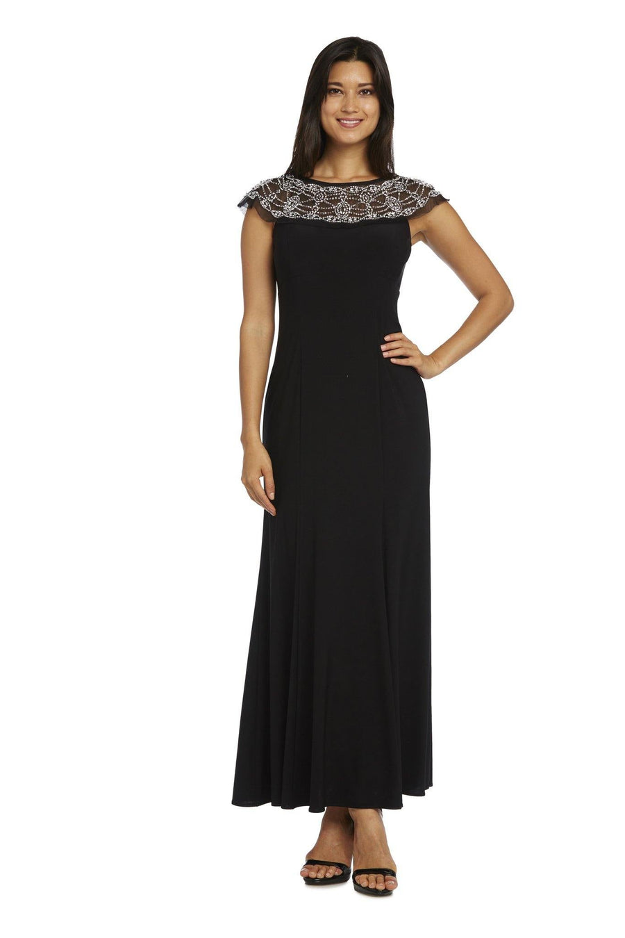 R&M Richards Long Formal Dress 8777 - The Dress Outlet