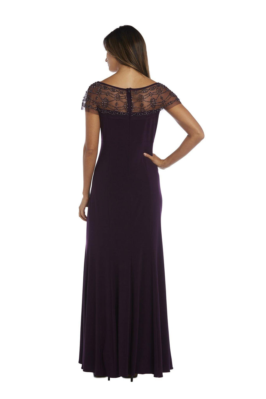 R&M Richards Long Formal Dress 8777 - The Dress Outlet