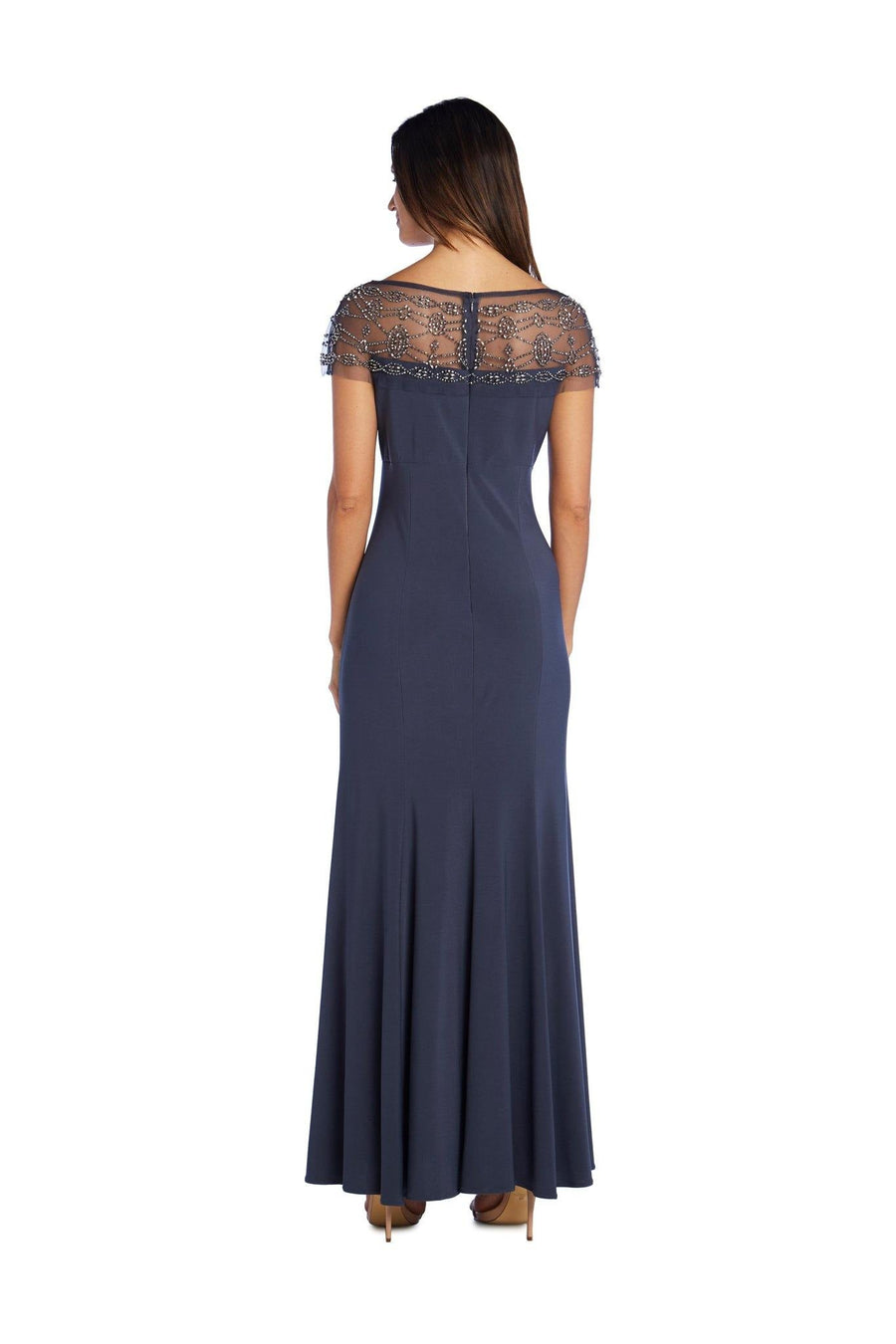 R&M Richards Long Formal Dress 8777 - The Dress Outlet