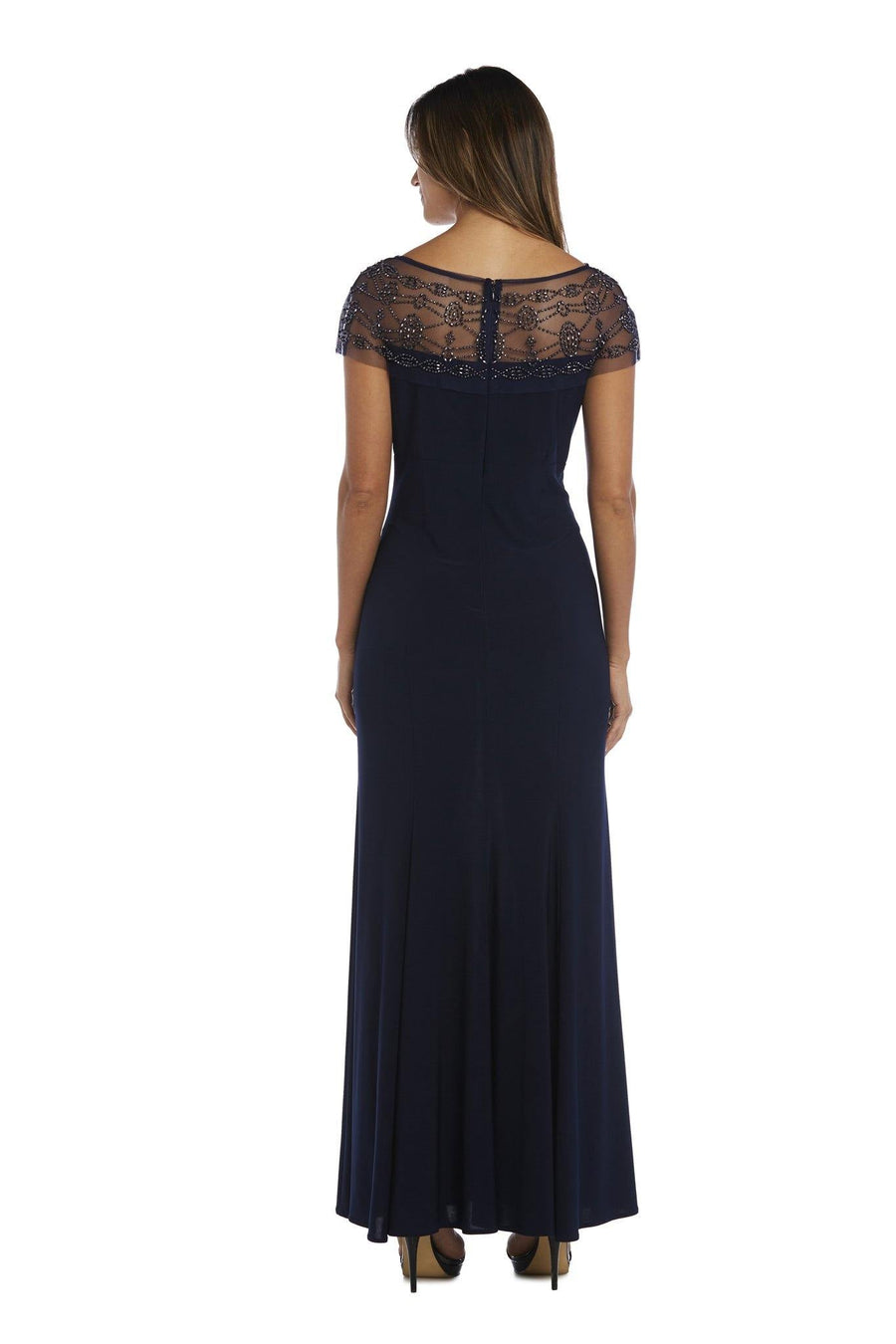 R&M Richards Long Formal Dress 8777 - The Dress Outlet