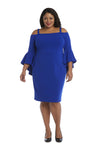 R&M Richards Short Cocktail Plus Size Dress 8858W - The Dress Outlet