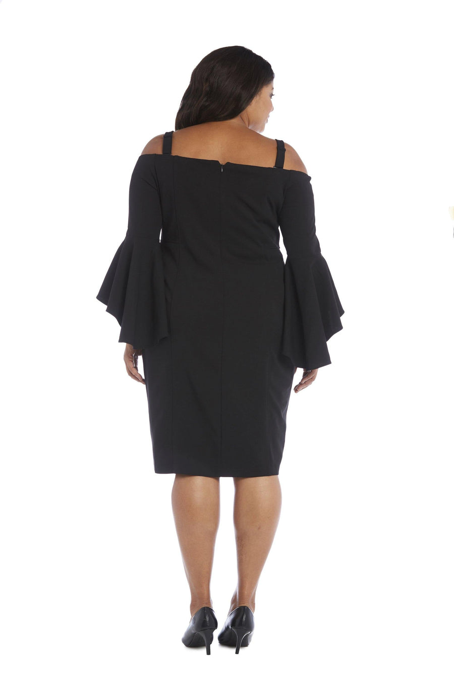 R&M Richards Short Cocktail Plus Size Dress 8858W - The Dress Outlet