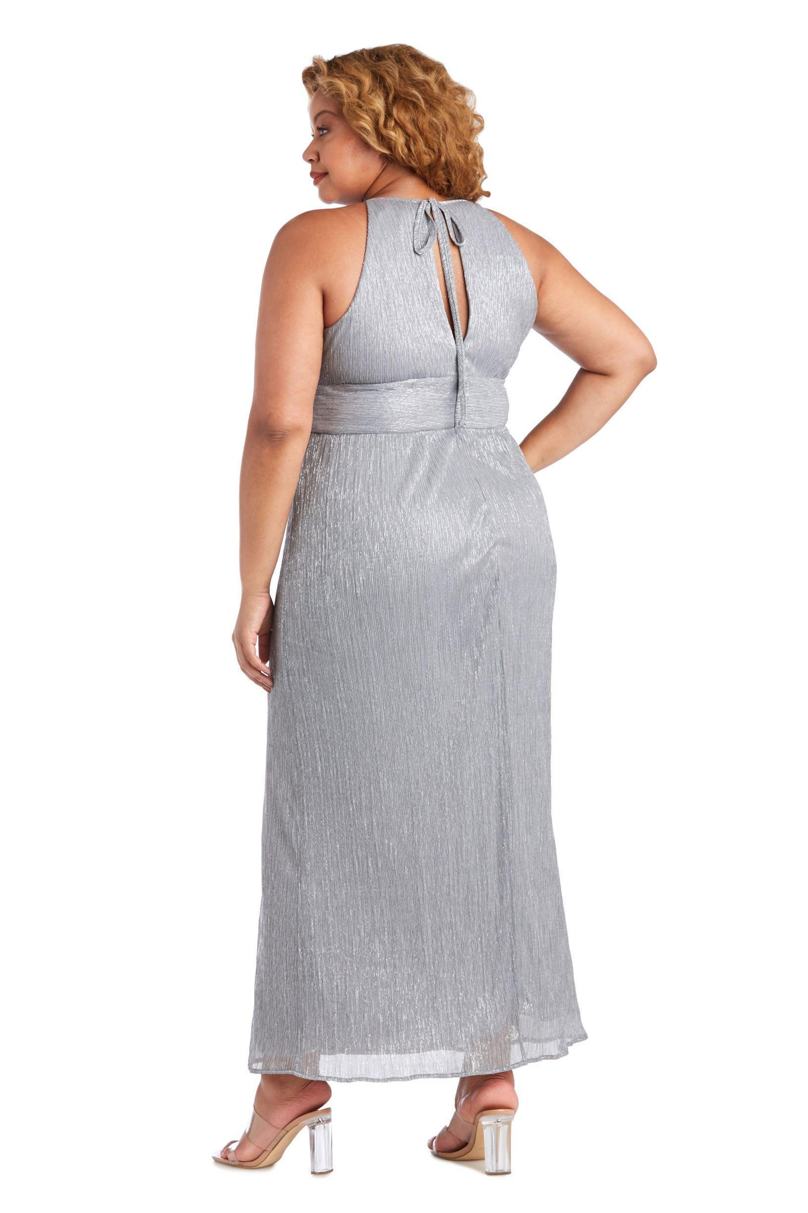 R&M Richards 9283W Long Plus Size Metallic Dress for $74.99 – The Dress ...