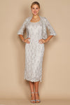 R&M Richards Long Mother of the Bride Jacket Dress 9896 - The Dress Outlet