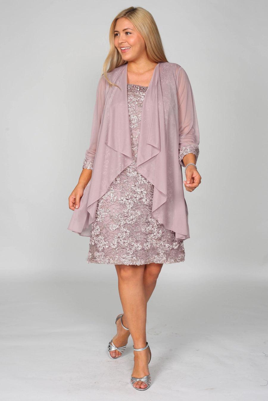 R&M Richards Mother of the Bride Short Jacket Dress - The Dress Outlet R&M Richards