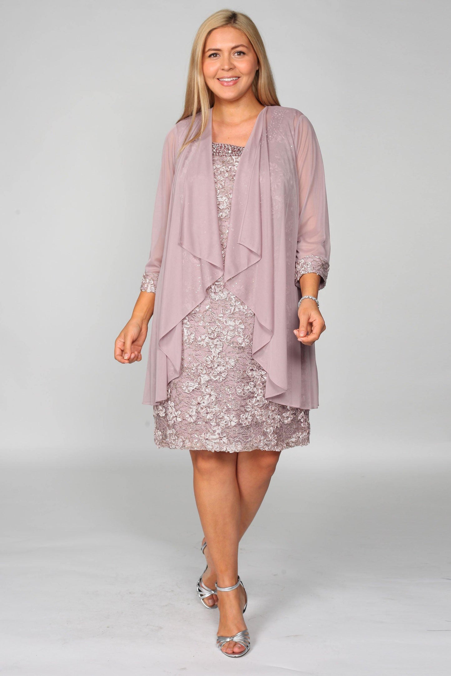 R&M Richards Mother of the Bride Short Jacket Dress - The Dress Outlet R&M Richards