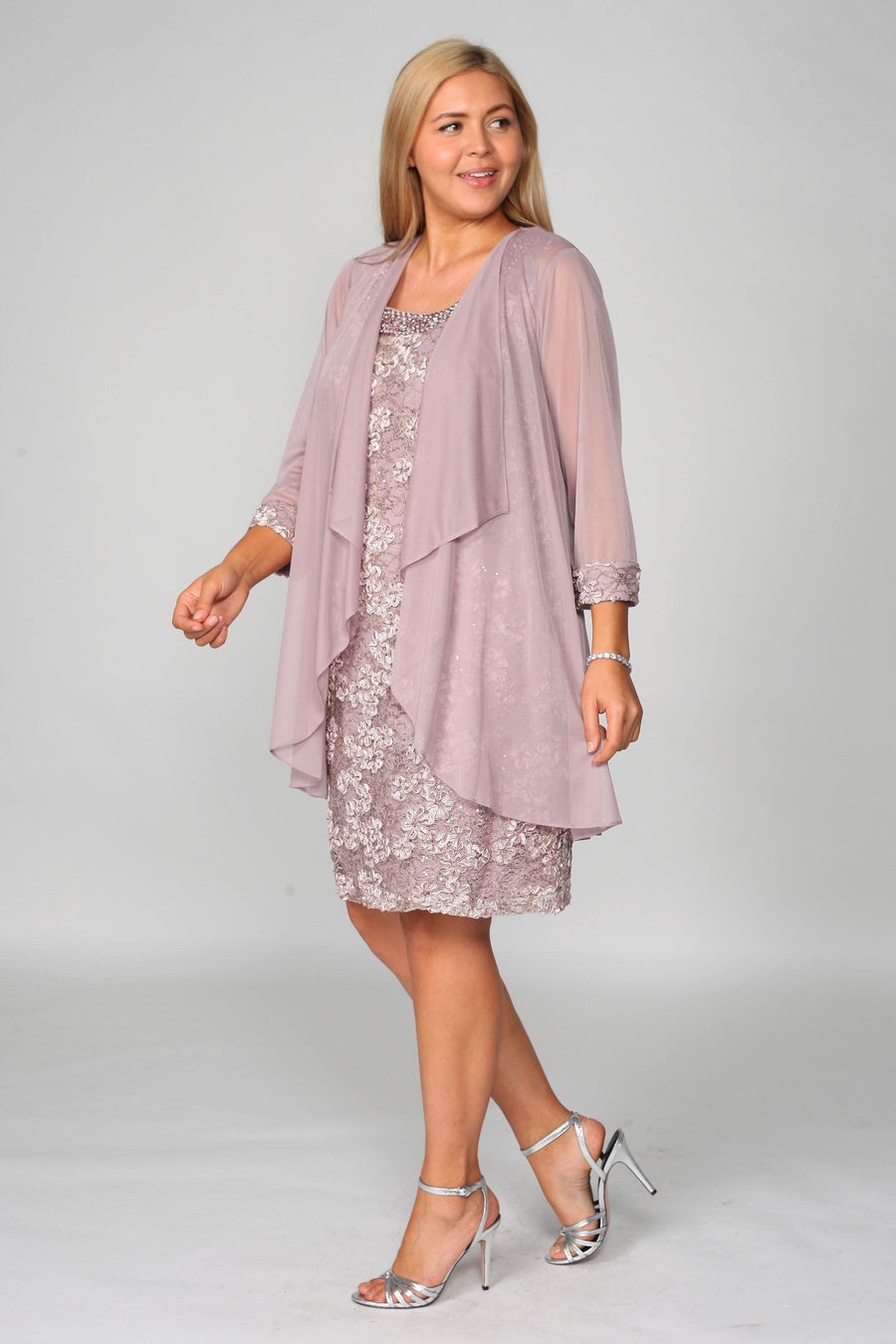 R&M Richards Mother of the Bride Short Jacket Dress - The Dress Outlet R&M Richards