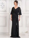 Mother of the Bride Dresses Long Mother of the Bride chiffon Dress Black