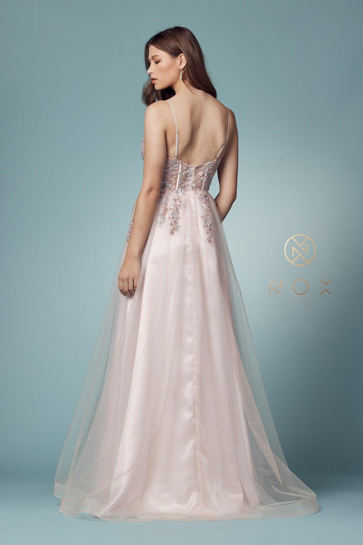 Sexy A-Line Long Prom Dress - The Dress Outlet