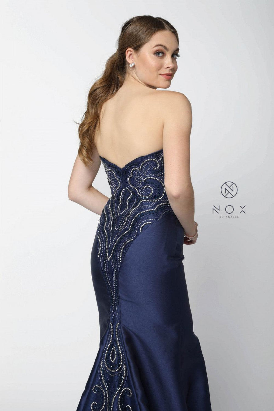 Sexy Fitted Long Prom Gown Evening Dress - The Dress Outlet Nox Anabel