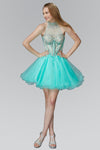 Sexy Halter Short Prom Dress Homecoming - The Dress Outlet Elizabeth K