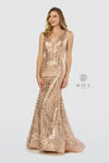 Sexy Side Long Prom Dress Evening Gown - The Dress Outlet Nox Anabel