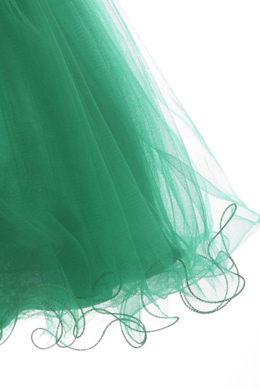 Short Beaded and Tulle Party Dress Flower Girl - The Dress Outlet Cinderella Couture