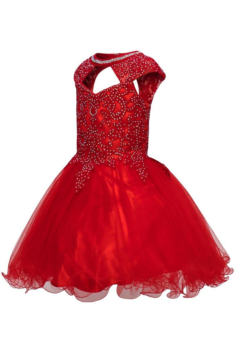 Short Flower Girl Dress Formal - The Dress Outlet Cinderella Couture