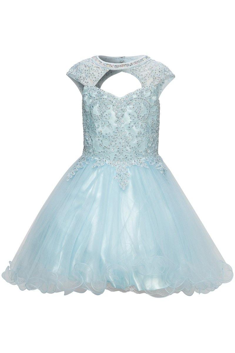 Short Flower Girl Dress Formal - The Dress Outlet Cinderella Couture