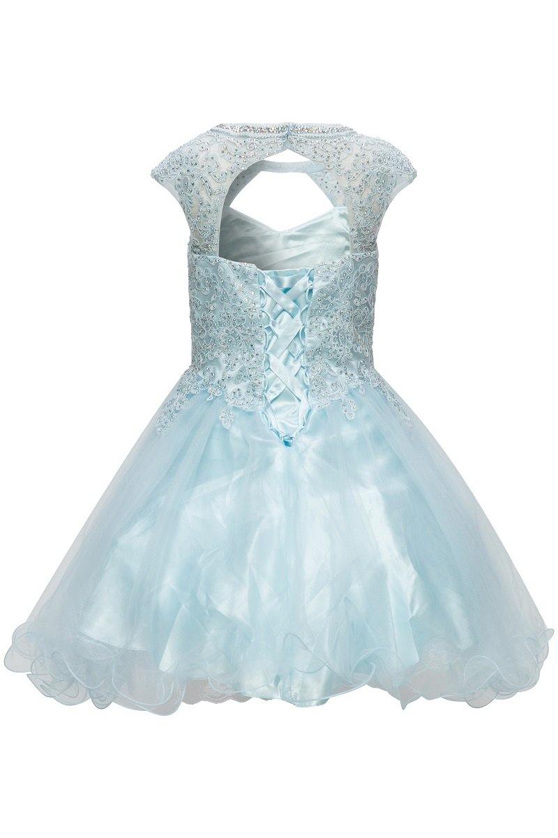 Short Flower Girl Dress Formal - The Dress Outlet Cinderella Couture