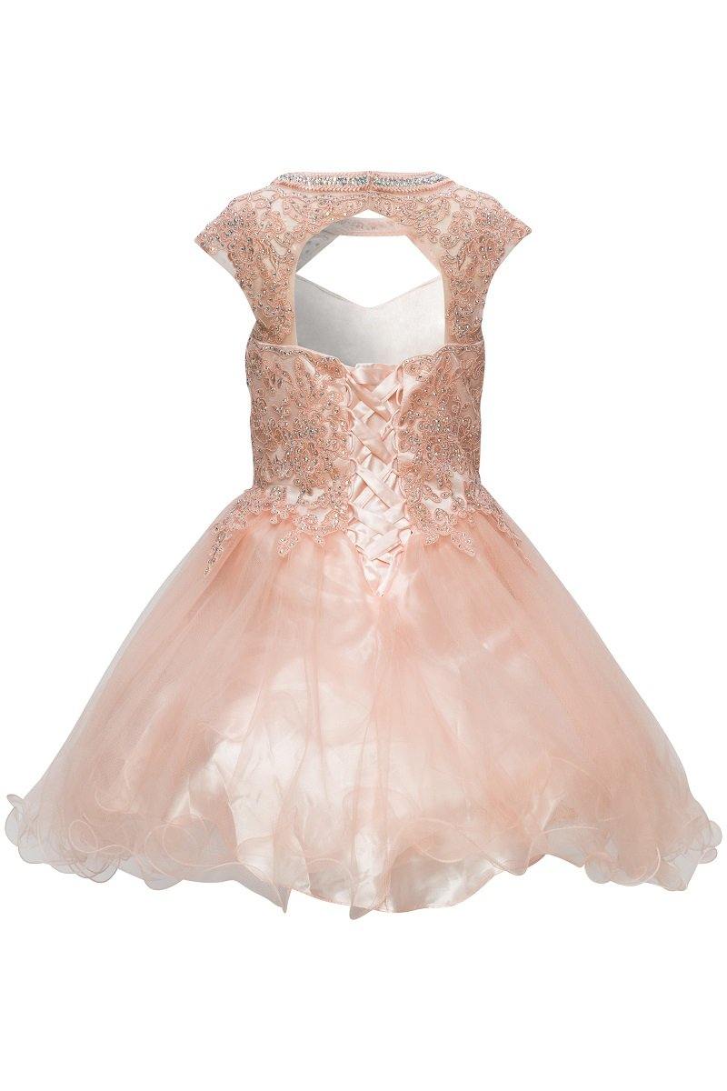 Short Flower Girl Dress Formal - The Dress Outlet Cinderella Couture